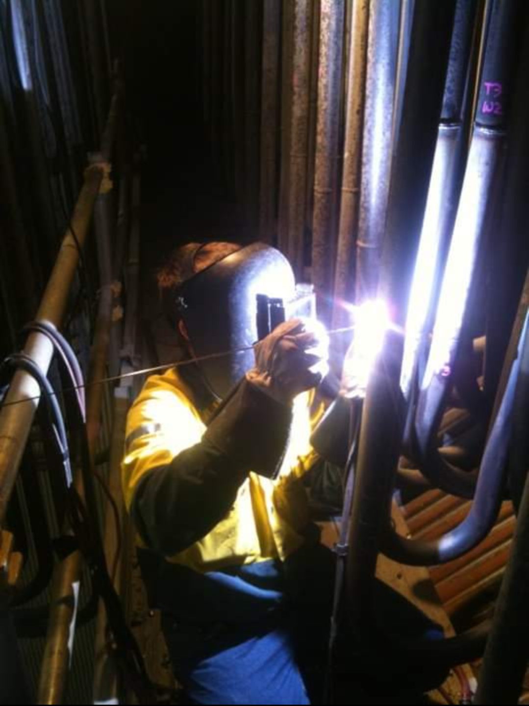 Precision TIG welding on tube work