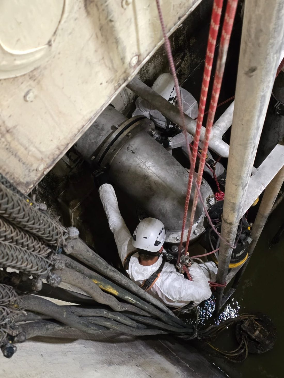 Rope access work